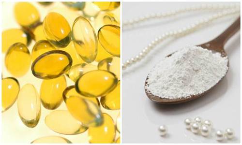 Trị sẹo bằng Vitamin E và bột ngọc trai